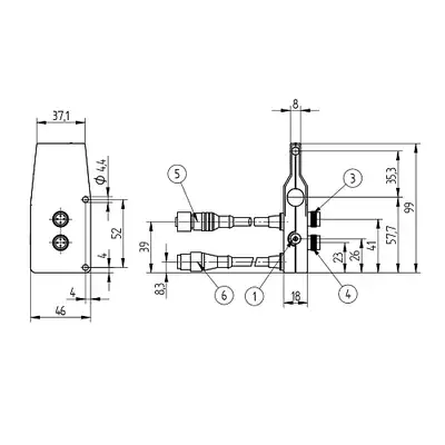 Оптический датчик Wenglor OPT339-P06