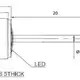 Индуктивный датчик LANBAO LR30XBF10DPCP-F2