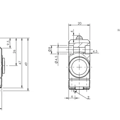Одиночный выключатель Balluff BNS 819-99-K-10-FC