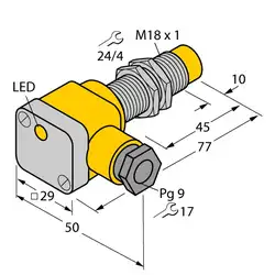 Индуктивный датчик TURCK NI10-G18SK-AP6X