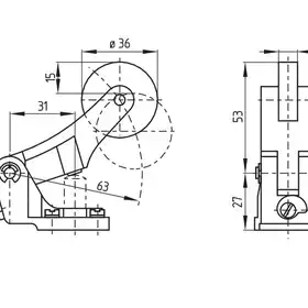 Kонцевой выключатель Schmersal MJ441-11Y-M20