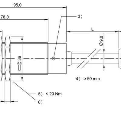 RFID головка чтения/записи Balluff BIS C-60R-002-08P-PU-01,5-ST20