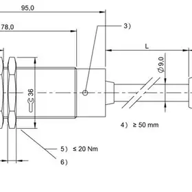 RFID головка чтения/записи Balluff BIS C-60R-002-08P-PU-01,5-ST20
