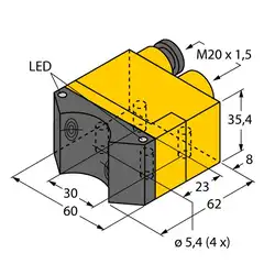 Индуктивный датчик TURCK NI4-DSU35TC-2AD4X2