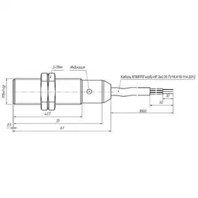 Индуктивный датчик ТЕКО ISBt A3B8-31P-4-LZ-D-VP-0,3K
