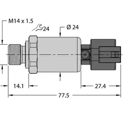 Датчик давления TURCK PT600R-2119-I2-DT043P