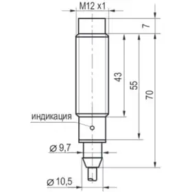 Индуктивный датчик ТЕКО ISNm EF2B-31P-4-LZ