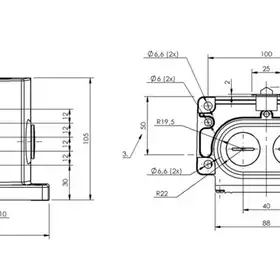 Блочный выключатель Balluff BNS 829-D05-D12-100-10