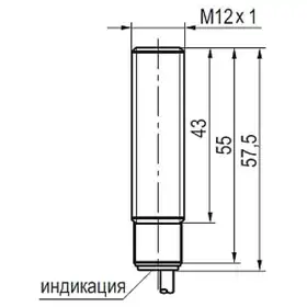 Индуктивный датчик ТЕКО ISB A8B-32N-10-LZ
