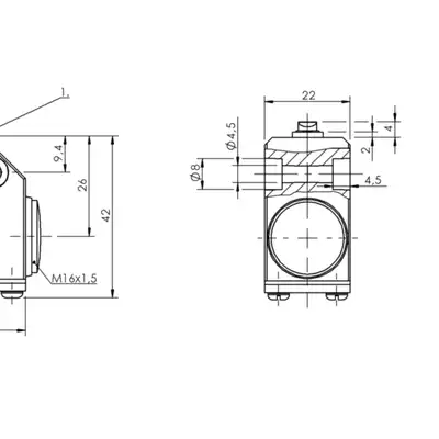 Одиночный выключатель Balluff BNS 819-100-E-12
