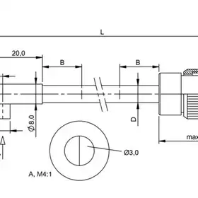 Оптоволоконный кабель Balluff BFO 18A-XAE-SMG-30-2