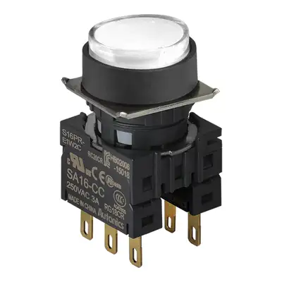 Кнопочный выключатель Autonics S16PR-E2W2C