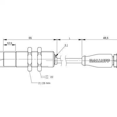 RFID головка чтения/записи Balluff BIS VM-346-401-S4