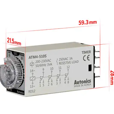 Таймер задержки включения Autonics ATM4-210S