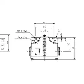Блочный выключатель Balluff BNS 819-B03-R12-61-12-10