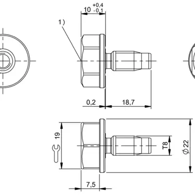 Транспондер RFID Balluff BIS M-143-02/A-T8-GY