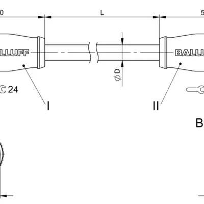Соединительный кабель Balluff BCC A315-A315-30-330-PS85N6-060