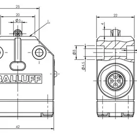 Одиночный выключатель Balluff BNS 819-100-R-11-S4