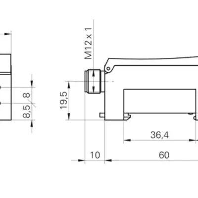 Усилитель для оптоволоконных датчиков Baumer FVDK 22P6501/S14C
