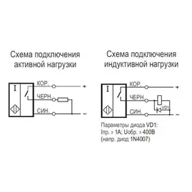 Индуктивный датчик ТЕКО ISN F2S8-31P-4-L