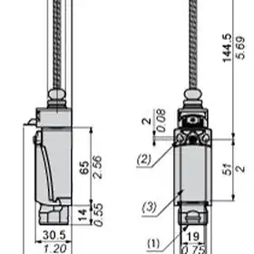 Kонцевой выключатель Telemecanique XCDR21A8G13
