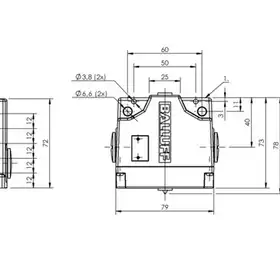 Блочный выключатель Balluff BNS 816-B05-NA-12-610-11
