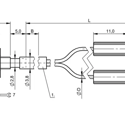 Оптоволоконный кабель Balluff BFO D10-XA-HB-EAK-10-02