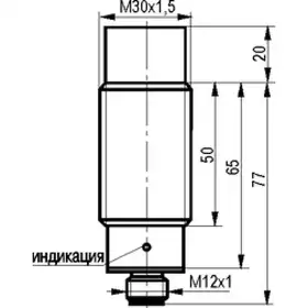 Индуктивный датчик ТЕКО ISN EC81A-11G-15-LZR18