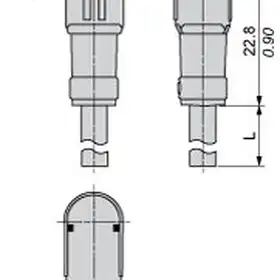 Разъем с кабелем Telemecanique XZCP0766L10
