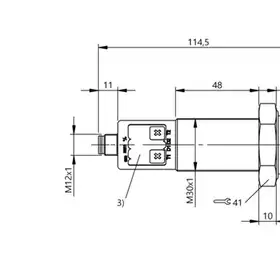Ультразвуковой датчик Balluff BUS M30E2-PPC-20/130-S92K-G1