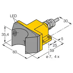 Индуктивный датчик TURCK NI4-DSU35-2ADZ30X2