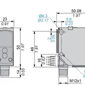 Оптический датчик Telemecanique XUK2LAKSMM12T