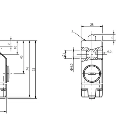 Одиночный выключатель Balluff BNS 813-FD-60-187-FC