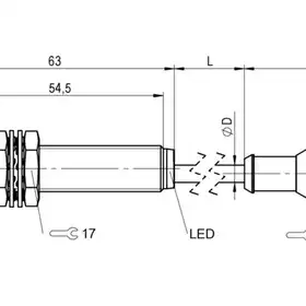 Индуктивный датчик расстояния Balluff BAW M12MM-UAC70G-BP00,2-GS04