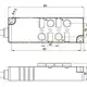 Распределительная коробка для датчиков LANBAO DB080403-2-03N