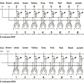 Распределительная коробка для датчиков LANBAO DB080803-2-03P