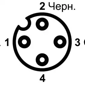 Разъем с кабелем СЕНСОР С13-12УР-02-2