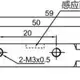 Индуктивный датчик LANBAO LE82VF15DPC-E1