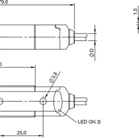 Оптический датчик Balluff BOS 18KW-NA-1XA-C-02
