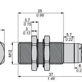 Индуктивный датчик безопасности Telemecanique XS112B3PCL2