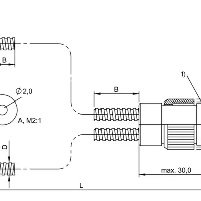 Оптоволоконный кабель Balluff BFO 18A-LEE-MZG-20-0,38