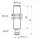 Индуктивный датчик Baumer IFRM 18P17A4/S14L