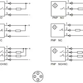 Индуктивный датчик LANBAO LR12XBF04DNOY-E2