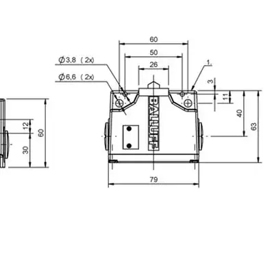 Блочный выключатель Balluff BNS 823-B02-D12-61-D-10-01