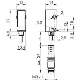 Оптический датчик Baumer FSDK 10D9001/KS35