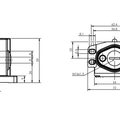 Блочный выключатель Balluff BNS 819-B03-D08-46-12