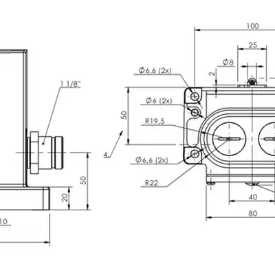 Блочный выключатель Balluff BNS 819-D08-R12-100-10-FE-S90R