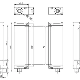 Световая завеса Balluff BLG 1-010-210-070-PV01-SX