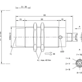 RFID головка чтения/записи Balluff BIS M-300-001-S115