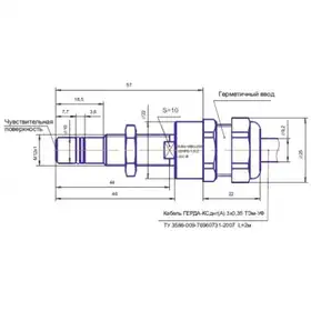 Индуктивный датчик ТЕКО ISBm WBG2S8-31PS-1,5-Z-20C-B
